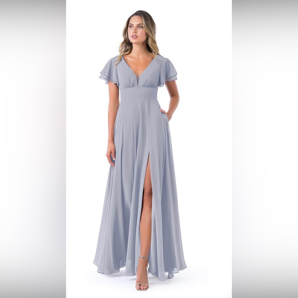 Azazie Dusty Lavender Formal Dress